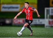 24 February 2023; Ben Doherty of Derry City during the SSE Airtricity Men's Premier Division match between Derry City and Cork City at The Ryan McBride Brandywell Stadium in Derry. Photo by Ben McShane/Sportsfile