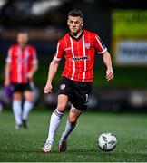 24 February 2023; Ben Doherty of Derry City during the SSE Airtricity Men's Premier Division match between Derry City and Cork City at The Ryan McBride Brandywell Stadium in Derry. Photo by Ben McShane/Sportsfile
