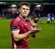 24 February 2023; Regan Donelon of Galway United after the SSE Airtricity Men's First Division match between Galway United and Treaty United at Eamonn Deacy Park in Galway. Photo by John Sheridan/Sportsfile