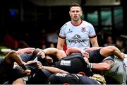 25 February 2023; John Cooney of Ulster during the United Rugby Championship match between Cell C Sharks and Ulster at HollywoodBets Kings Park in Durban, South Africa. Photo by Darren Stewart/Sportsfile