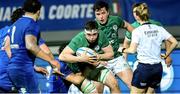 24 February 2023; Diarmuid Mangan of Ireland in action during the U20 Six Nations Rugby Championship match between Italy and Ireland at Stadio Comunale di Monigo in Parma, Italy. Photo by Roberto Bregani/Sportsfile
