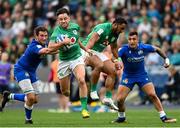 25 February 2023; Hugo Keenan of Ireland on his way to scoring his side's second try during the Guinness Six Nations Rugby Championship match between Italy and Ireland at the Stadio Olimpico in Rome, Italy. Photo by Ramsey Cardy/Sportsfile