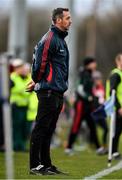 25 February 2023; Mayo manager Michael Moyles during the 2023 Lidl Ladies National Football League Division 1 Round 5 match between Dublin and Mayo at DCU St Clare's in Dublin. Photo by Ray McManus/Sportsfile