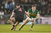 25 February 2023; Paudie Clifford of Kerry in action against Conor Gill of Armagh during the Allianz Football League Division 1 match between Kerry and Armagh at Austin Stack Park in Tralee, Kerry. Photo by Eóin Noonan/Sportsfile