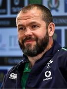 25 February 2023; Ireland head coach Andy Farrell during a post-match media conference after the Guinness Six Nations Rugby Championship match between Italy and Ireland at the Stadio Olimpico in Rome, Italy. Photo by Ramsey Cardy/Sportsfile