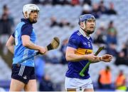 25 February 2023; Alan Tynan of Tipperary looks for a new hurley during the Allianz Hurling League Division Two match between Dublin and Tipperary at Croke Park in Dublin. Photo by Stephen Marken/Sportsfile