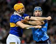 25 February 2023; Séamus Callanan of Tipperary tussles with Eoghan O'Donnell of Dublin during the Allianz Hurling League Division Two match between Dublin and Tipperary at Croke Park in Dublin. Photo by Stephen Marken/Sportsfile
