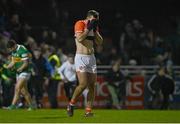 25 February 2023; Armagh goalkeeper Ethan Rafferty after his side's defeat in the Allianz Football League Division 1 match between Kerry and Armagh at Austin Stack Park in Tralee, Kerry. Photo by Eóin Noonan/Sportsfile