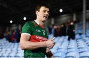 25 February 2023; Diarmuid O'Connor of Mayo after the Allianz Football League Division 1 match between Mayo and Tyrone at Hastings Insurance MacHale Park in Castlebar, Mayo. Photo by Ben McShane/Sportsfile