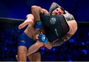 25 February 2023; Mike Shipman, left, in action against Charlie Ward during their Middleweight bout at Bellator 291 in the 3 Arena, Dublin. Photo by David Fitzgerald/Sportsfile