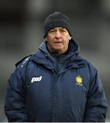 25 February 2023; Clare manager Colm Collins during the Allianz Football League Division Two match between Dublin and Clare at Croke Park in Dublin. Photo by Stephen Marken/Sportsfile