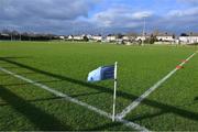 25 February 2023; A general view of pitch before the 2023 Lidl Ladies National Football League Division 1 Round 5 match between Dublin and Mayo at DCU St Clare's in Dublin. Photo by Ray McManus/Sportsfile