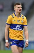 25 February 2023; Emmet McMahon of Clare dejected after his side's defeat in the Allianz Football League Division Two match between Dublin and Clare at Croke Park in Dublin. Photo by John Sheridan/Sportsfile