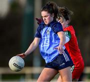 25 February 2023; Kate Sullivan of Dublin during the 2023 Lidl Ladies National Football League Division 1 Round 5 match between Dublin and Mayo at DCU St Clare's in Dublin. Photo by Ray McManus/Sportsfile