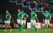 25 February 2023; Ireland players, from left, Finlay Bealham, Iain Henderson, Caelan Doris, James Ryan and Jack Conan during the Guinness Six Nations Rugby Championship match between Italy and Ireland at the Stadio Olimpico in Rome, Italy. Photo by Seb Daly/Sportsfile