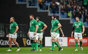 25 February 2023; Ireland players, from left, Finlay Bealham, Iain Henderson, Caelan Doris, James Ryan and Jack Conan during the Guinness Six Nations Rugby Championship match between Italy and Ireland at the Stadio Olimpico in Rome, Italy. Photo by Seb Daly/Sportsfile