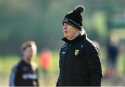 26 February 2023; Donegal manager Paddy Carr before the Allianz Football League Division 1 match between Donegal and Galway at O'Donnell Park in Letterkenny, Donegal. Photo by Ben McShane/Sportsfile