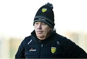 26 February 2023; Donegal manager Paddy Carr during the Allianz Football League Division 1 match between Donegal and Galway at O'Donnell Park in Letterkenny, Donegal. Photo by Ben McShane/Sportsfile