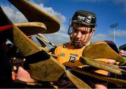 26 February 2023; Tony Kelly of Clare signs autographs for supporters after the Allianz Hurling League Division 1 Group A match between Wexford and Clare at Chadwicks Wexford Park in Wexford. Photo by Ray McManus/Sportsfile