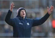 26 February 2023; Galway manager Henry Shefflin reacts during the Allianz Hurling League Division 1 Group A match between Galway and Limerick at Pearse Stadium in Galway. Photo by Seb Daly/Sportsfile