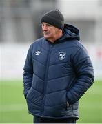 25 February 2023; Shelbourne manager Noel King before the FAI Women's President's Cup match between Athlone Town and Shelbourne at Athlone Town Stadium in Athlone, Westmeath. Photo by Stephen McCarthy/Sportsfile