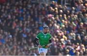 26 February 2023; Gearoid Hegarty of Limerick during the Allianz Hurling League Division 1 Group A match between Galway and Limerick at Pearse Stadium in Galway. Photo by Seb Daly/Sportsfile