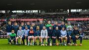 26 February 2023; The Limerick panel before the Allianz Hurling League Division 1 Group A match between Galway and Limerick at Pearse Stadium in Galway. Photo by Seb Daly/Sportsfile