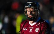 26 February 2023; Seán Linnane of Galway after his side's defeat in the Allianz Hurling League Division 1 Group A match between Galway and Limerick at Pearse Stadium in Galway. Photo by Seb Daly/Sportsfile