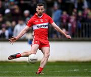 26 February 2023; Niall Loughlin of Derry during the Allianz Football League Division 2 match between Kildare and Derry at St Conleth's Park in Newbridge, Kildare. Photo by Piaras Ó Mídheach/Sportsfile