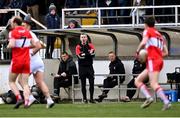 26 February 2023; Derry manager Rory Gallagher during the Allianz Football League Division 2 match between Kildare and Derry at St Conleth's Park in Newbridge, Kildare. Photo by Piaras Ó Mídheach/Sportsfile