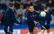 25 February 2023; Craig Dias of Dublin in the warm-up before the Allianz Football League Division 2 match between Dublin and Clare at Croke Park in Dublin. Photo by Piaras Ó Mídheach/Sportsfile