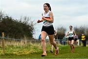 12 February 2023; Rebecca Mcevoy of St Finbarrs AC, Cork, competing in the intermediate women's 5000m during the 123.ie National Intermediate, Masters & Juvenile B Cross Country Championships at Gowran Demense in Kilkenny. Photo by Sam Barnes/Sportsfile