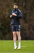 27 February 2023; Harry Byrne during a Leinster rugby squad training session at UCD in Dublin. Photo by Piaras Ó Mídheach/Sportsfile