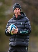 27 February 2023; Head coach Leo Cullen during a Leinster rugby squad training session at UCD in Dublin. Photo by Piaras Ó Mídheach/Sportsfile