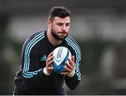 27 February 2023; Robbie Henshaw during a Leinster rugby squad training session at UCD in Dublin. Photo by Piaras Ó Mídheach/Sportsfile