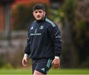 27 February 2023; Vakhtang Abdaladze during a Leinster rugby squad training session at UCD in Dublin. Photo by Piaras Ó Mídheach/Sportsfile