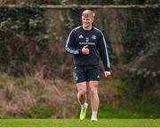 27 February 2023; Tommy O'Brien during a Leinster rugby squad training session at UCD in Dublin. Photo by Piaras Ó Mídheach/Sportsfile