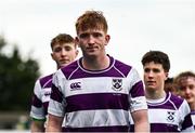 27 February 2023; Alex Kelly of Clongowes Wood College after the Bank of Ireland Leinster Rugby Schools Senior Cup Quarter Final match between Clongowes Wood College and St Michael’s College at Energia Park in Dublin. Photo by Giselle O'Donoghue/Sportsfile