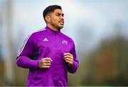 28 February 2023; Malakai Fekitoa during a Munster rugby squad training session at University of Limerick in Limerick. Photo by David Fitzgerald/Sportsfile