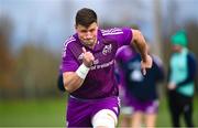 28 February 2023; Fineen Wycherley during a Munster rugby squad training session at University of Limerick in Limerick. Photo by David Fitzgerald/Sportsfile