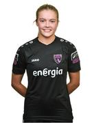 28 February 2023; Emily Corbet poses for a portrait during a Wexford Youths squad portrait session at South East Technological University in Carlow. Photo by Tyler Miller/Sportsfile