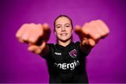 28 February 2023; Emily Corbet poses for a portrait during a Wexford Youths squad portrait session at South East Technological University in Carlow. Photo by Eóin Noonan/Sportsfile