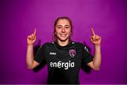 28 February 2023; Ellen Molloy poses for a portrait during a Wexford Youths squad portrait session at South East Technological University in Carlow. Photo by Eóin Noonan/Sportsfile