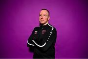 28 February 2023; Manager Stephen Quinn poses for a portrait during a Wexford Youths squad portrait session at South East Technological University in Carlow. Photo by Eóin Noonan/Sportsfile