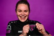 28 February 2023; Ciara Rossiter poses for a portrait during a Wexford Youths squad portrait session at South East Technological University in Carlow. Photo by Eóin Noonan/Sportsfile