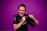 28 February 2023; Ciara Rossiter poses for a portrait during a Wexford Youths squad portrait session at South East Technological University in Carlow. Photo by Eóin Noonan/Sportsfile