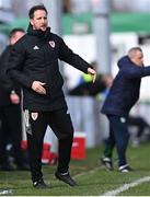 1 March 2023; Wales head coach Adrian Harvie during the U15 international friendly match between Republic of Ireland and Wales at the Carlisle Grounds in Bray. Photo by Piaras Ó Mídheach/Sportsfile