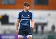 28 February 2023; John McKenna of Castleknock College during the Bank of Ireland Leinster Schools Junior Cup Quarter Final match between Castleknock College v St Michael’s College at Energia Park in Dublin. Photo by Ben McShane/Sportsfile