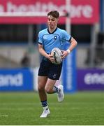 28 February 2023; Matthew Haugh of St Michael's College during the Bank of Ireland Leinster Schools Junior Cup Quarter Final match between Castleknock College v St Michael’s College at Energia Park in Dublin. Photo by Ben McShane/Sportsfile