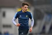 28 February 2023; Matthew Brennan of Castleknock College during the Bank of Ireland Leinster Schools Junior Cup Quarter Final match between Castleknock College v St Michael’s College at Energia Park in Dublin. Photo by Ben McShane/Sportsfile